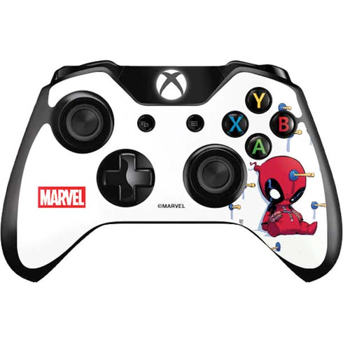 Marvel Deadpool Babypool Playing Xbox One Skins